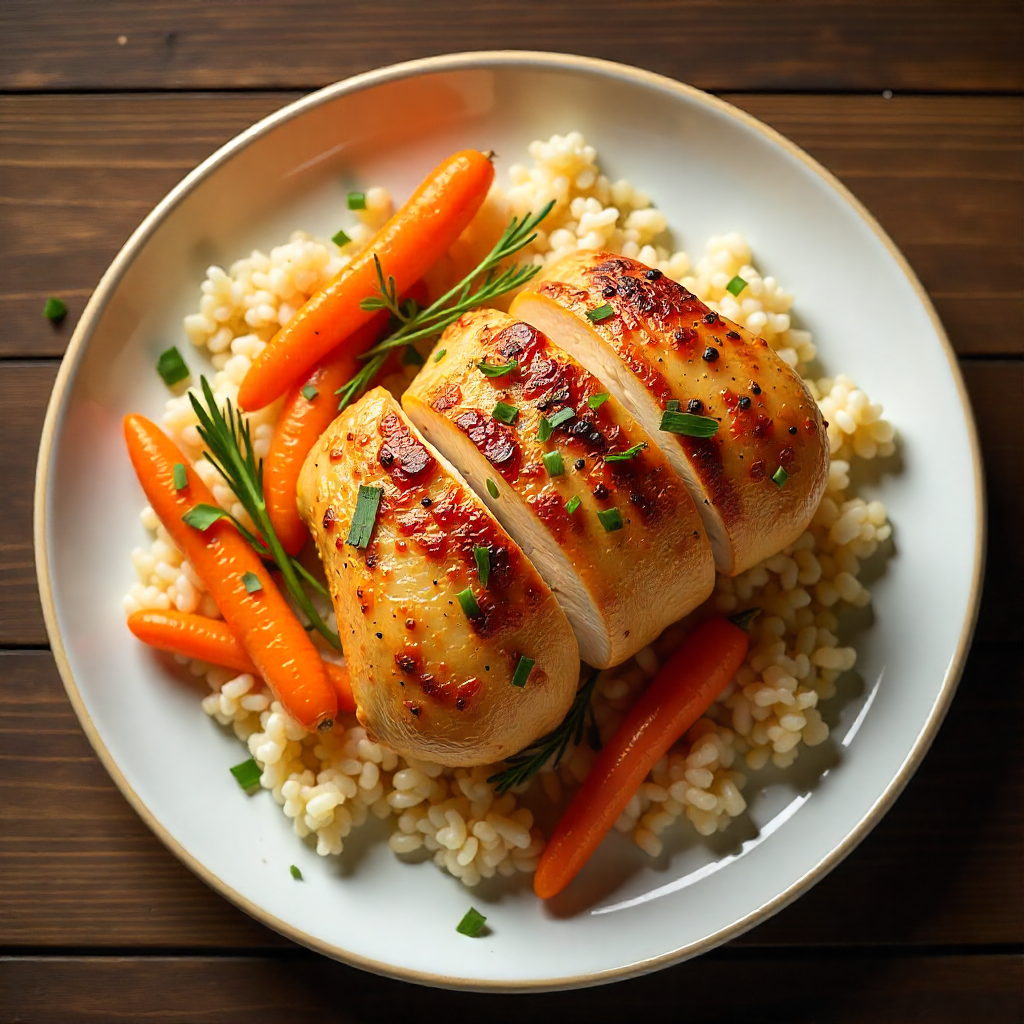 Pedigree Roasted Chicken Rice and Vegetables Dinner Recipe